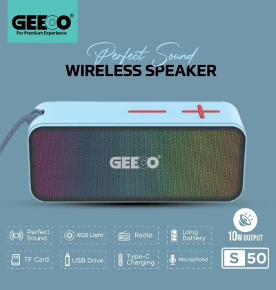 GEEOO S50 Rgb Wireless Speaker