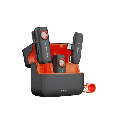 Hohem MIC-01 Wireless Microphone (2TX+1RX+Charging Case) for Android