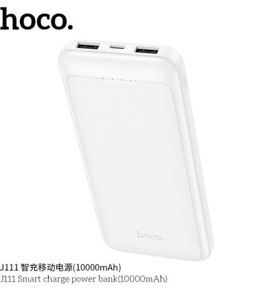 Hoco J111 Power Bank(10000mAh) – White Color