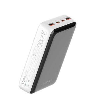 LDNIO PQ18 22.5W 20000mah Magnetic Wireless Power bank – Black Color